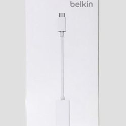 Belkin USB-C to Gigabit Ethernet Adapter- Works With MacBook 
