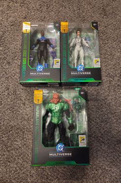 SDCC 2026 Exclusives Green Lantern Kilowog, White Lantern Hal Jordan, and Ultraviolet Lantern John Stewart, Lanterns HBO Max, McFarlane Toys, NEW!