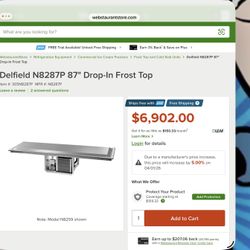 Refrigerated SS Countertop | Perfect For Sushi Or Ice Cream