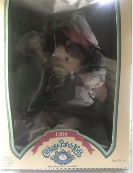 RARE Original 1984 Cabbage Patch Kids Doll - New In Original Packaging-BIRTH CRT