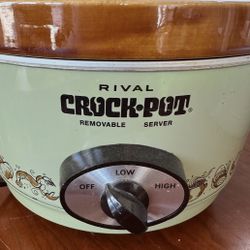 Vintage Rival Crock Pot 