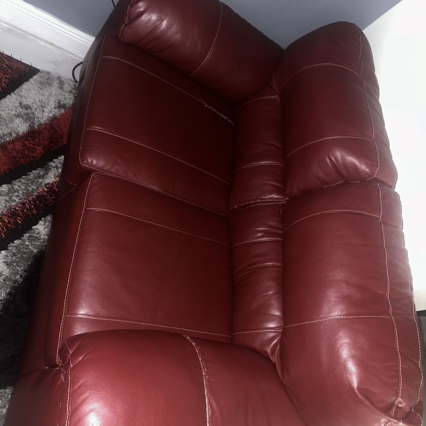2 Couches For Sale (Red) Living Room Set (2)