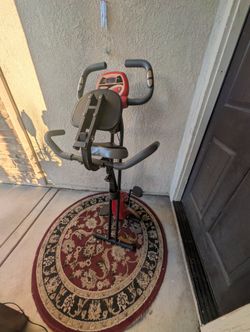 Smooth X-Bike Folding Exercise Bike with Backrest – Works Great