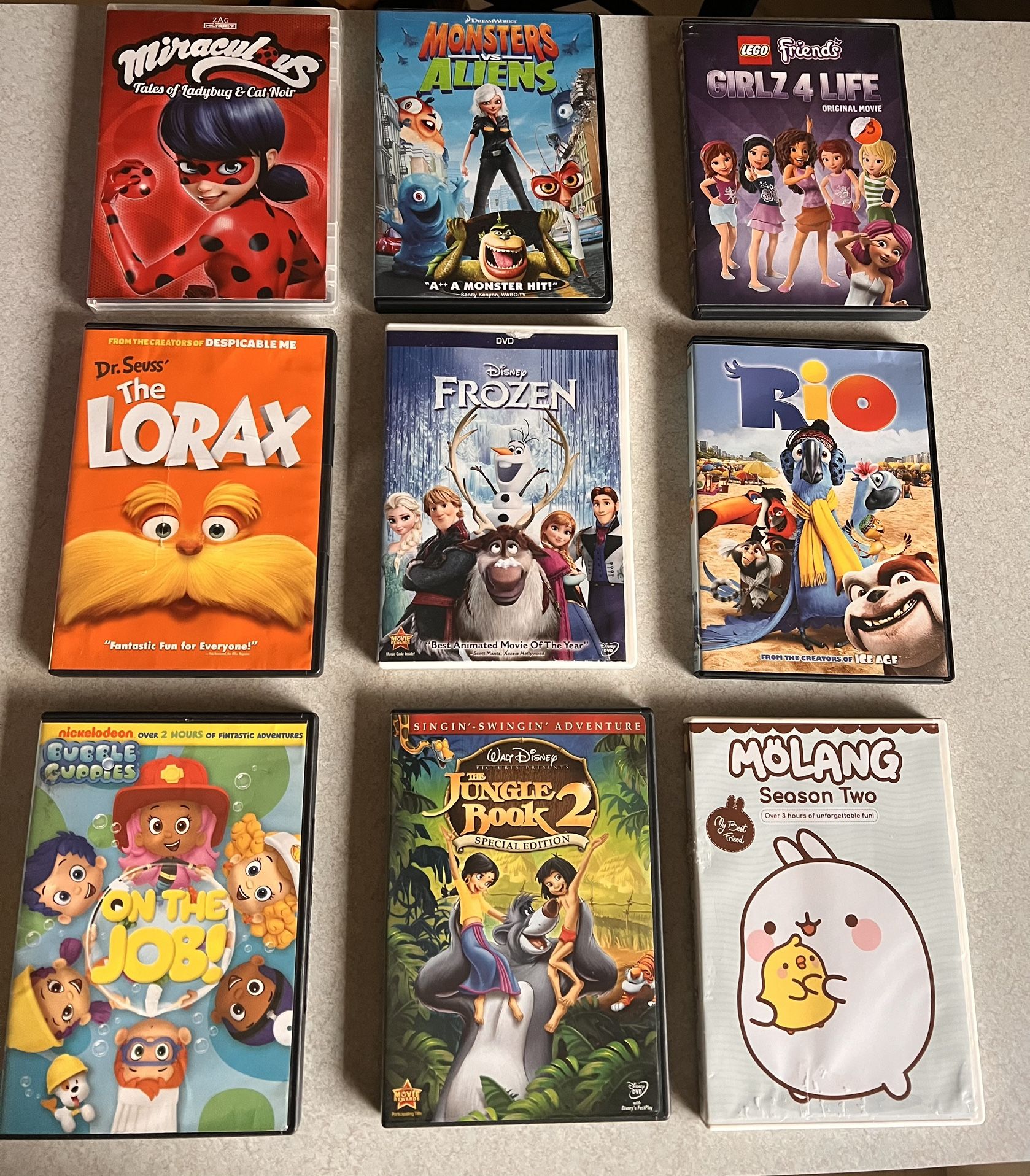DVDs for kids and family
