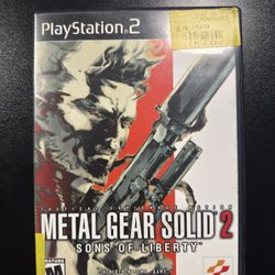 PS2 Metal Gear Solid 2: Sons of Liberty Sony PlayStation 2 Complete w/Manual PS2