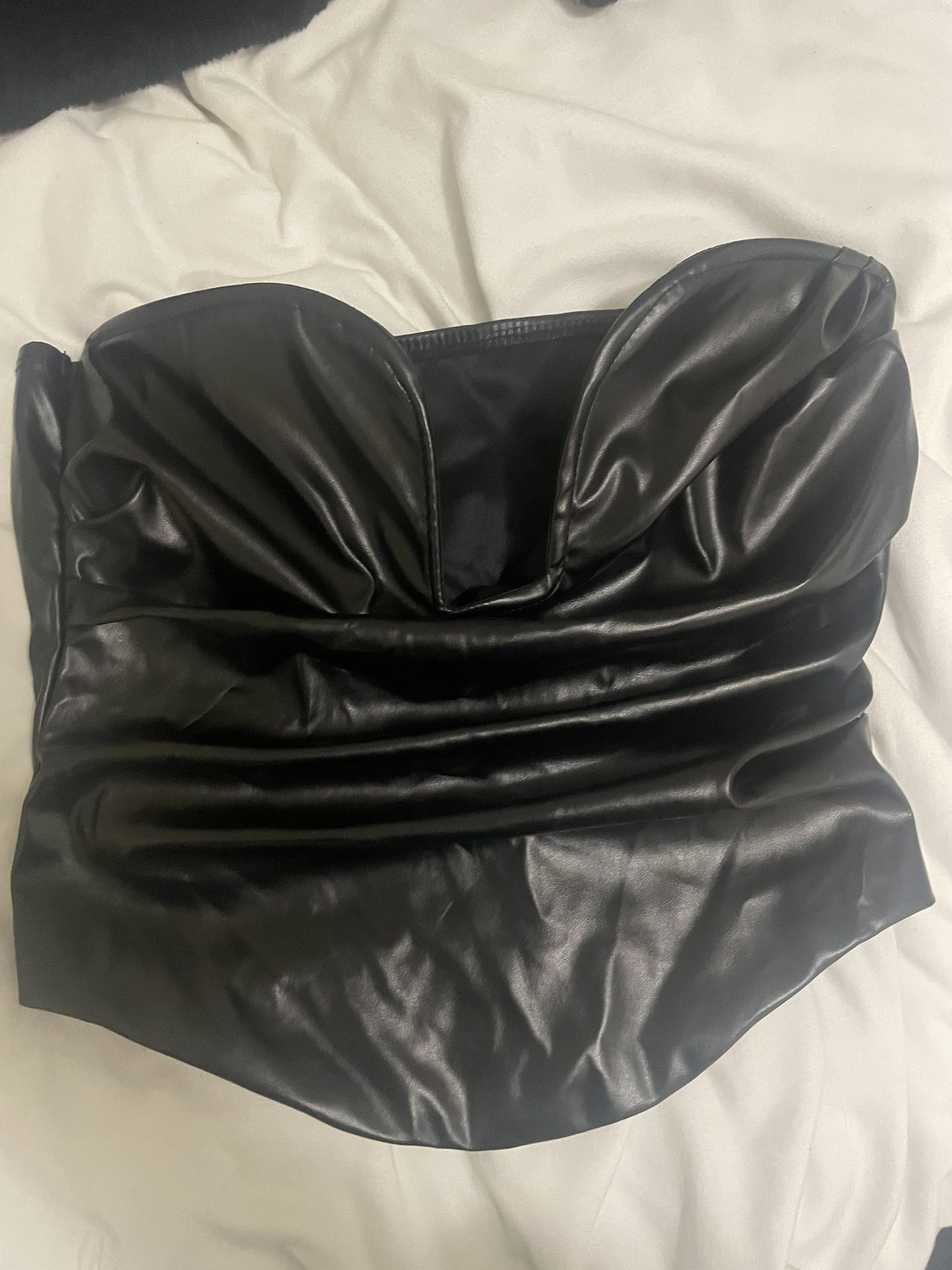 Leather Small Tube Top