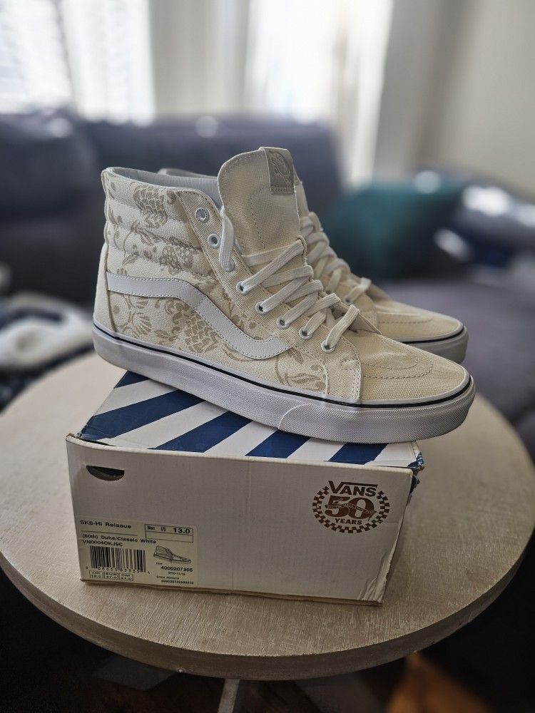 SK8-Hi Reissue
50th Anniversary - Gold Tag, Duke/Classic White