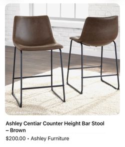 Centiar Pub Height Bucket Seat Bar Stool (6)