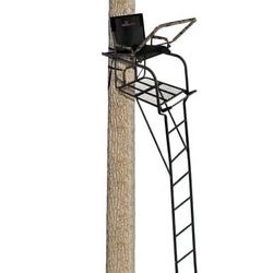 Big Game LS0550 Hunter HD 1.5 Deer Hunting 1 Person Ladder Treestand