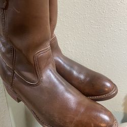Red wing 1194 vintage pecos work boots brown leather size 11 AA