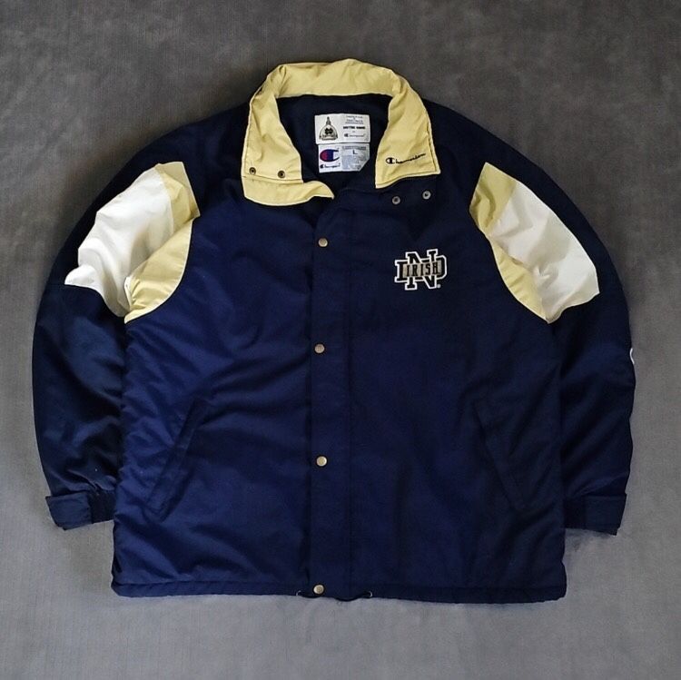 Champion Men's Notre Dame Fighting Irish Puffer Jacket Size Large