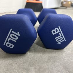 10lb Dumbbells Set Of 2