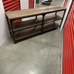 Rustic Industrial Console Table / Sofa Table – Great Condition