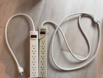 IKEA & Tripp Lite Power Strips – 6 Outlets Each