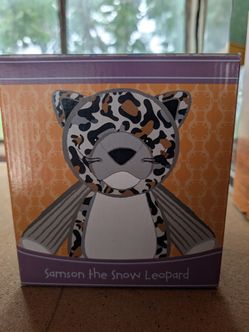 Scentsy Buddy Samson The Snow Leopard Plush No Scent Pack. New In Box.