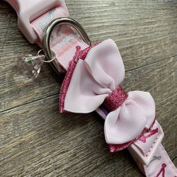 👑Princess bow & 🎀charm collar w/ accessories or by itself