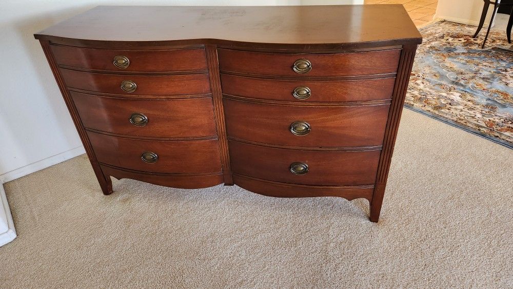 Antique Victorian Chester Drawers Mahogany