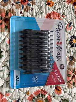 new paper mate profile ballpoint bold 1.4MM point pens