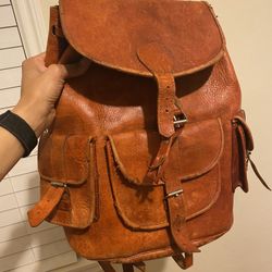 Leather Backpack