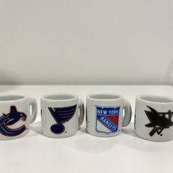 NHL Hockey Team Mini Espresso Coffee Mugs