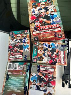 Bowman Football NFL 2026 Hobby Box Mega box Blaster box