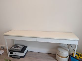Long Desk- white