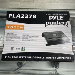 Pyle Powler PLA2(contact info removed)W 2CH Watts Amplifier 