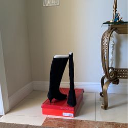 Black Knee High Boots