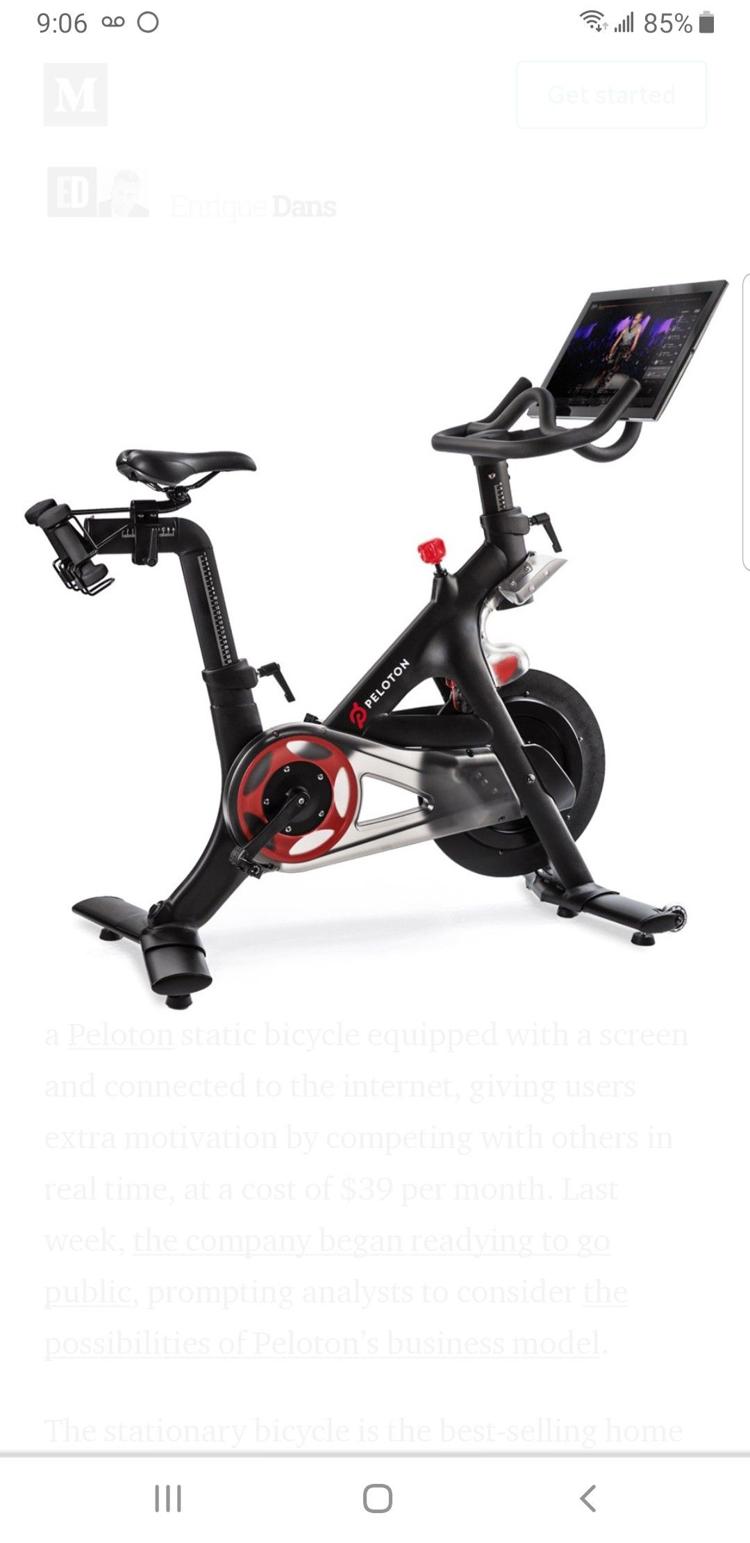 Peloton bike series 2