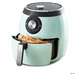 Dash Deluxe 6 Qt Air Fryer Oven Cooker W/Temperature Control Non-stick & Basket