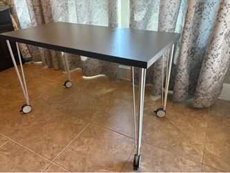 Excellent Just Like New IKEA Long Table  With Wheel Legs