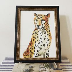NEW 11x14 Cheetah Canvas Print Framed Wall Art
