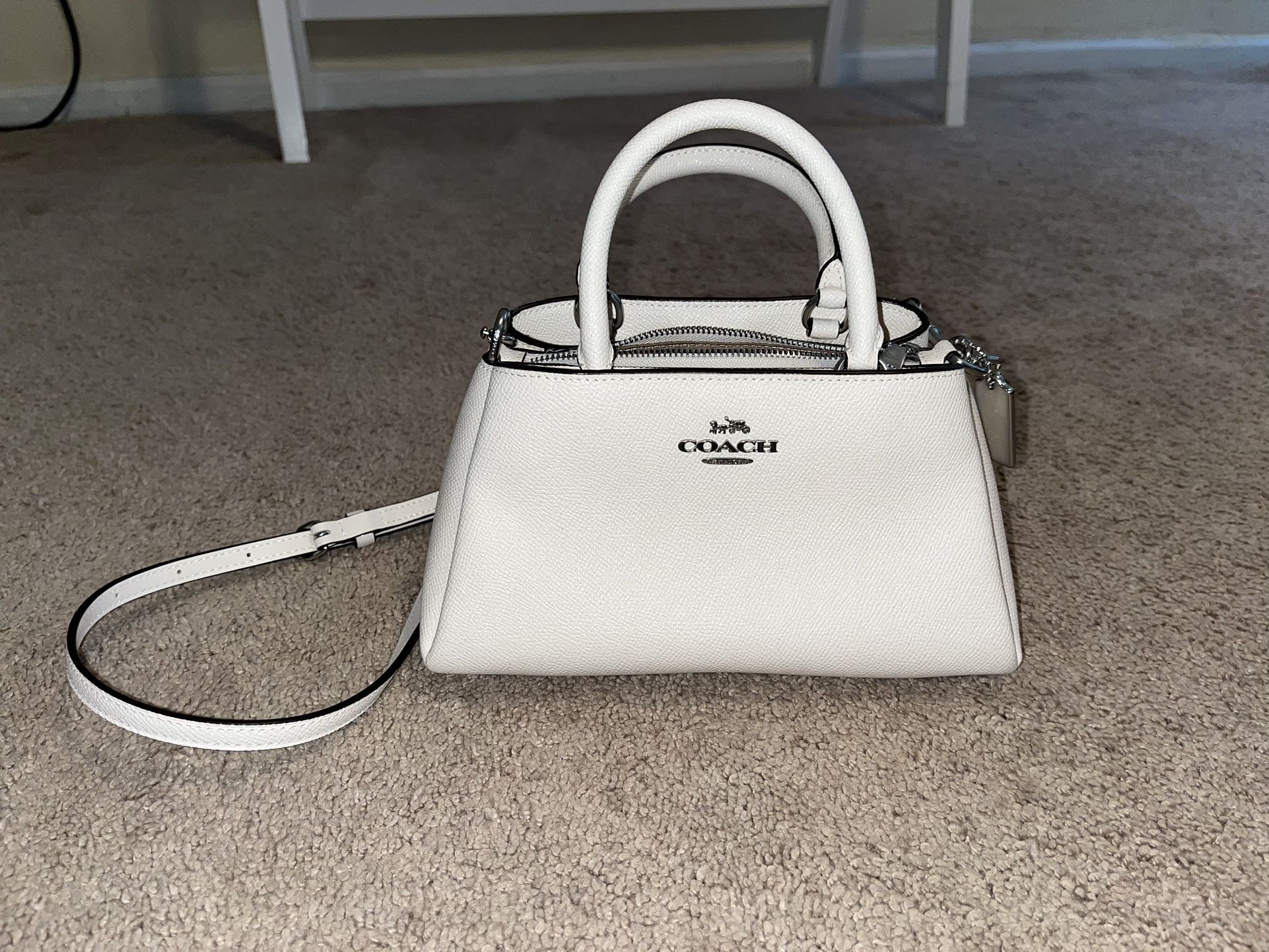 White Coach Zuri Crossbody Purse