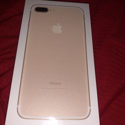 Apple iPhone 7 Plus Gold 128gb New Sealed Box Very Rare Unopened 