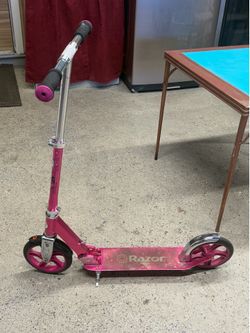 Pink Razor scooter