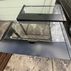 Glass Desk 