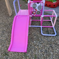 Minnie Mouse Children's Indoor and Outdoor Jungle Gym with Slide