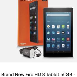 Certified Refurbished Fire HD 8 Tablet - 8” Display - Never Been Opened 