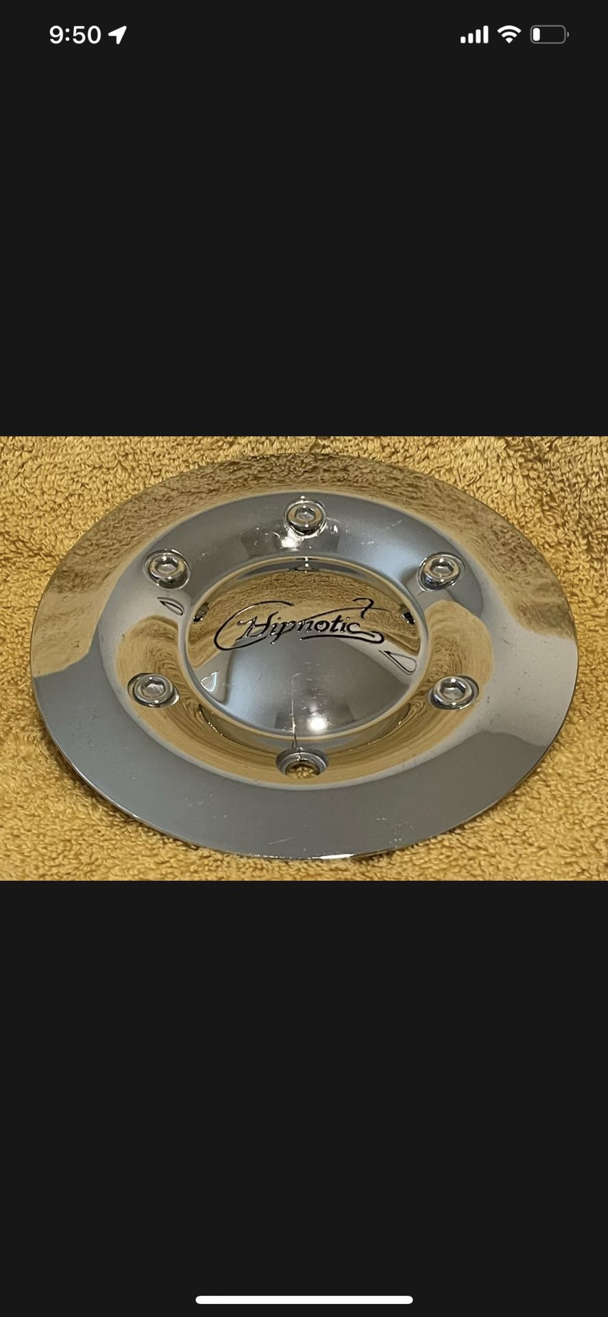 Hipnotic Chrome Custom Wheel Center Cap 280L160 S404-16 Rim Hubcap Middle Cover