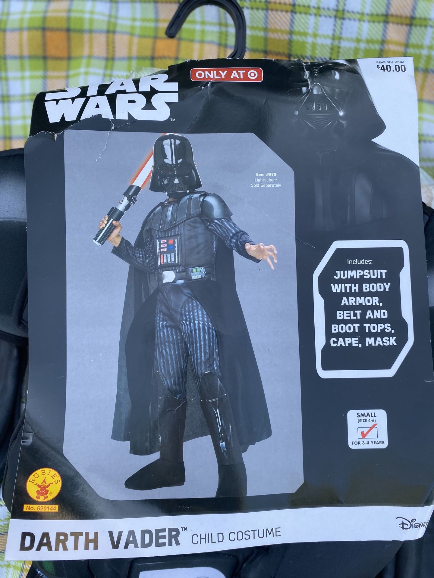 Kids Darth Vader Halloween costume