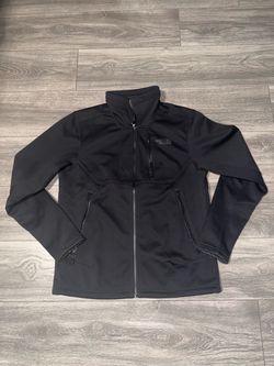 The North Face Men's Black Full Zip Jacket Stand-Up Collar Pockets M