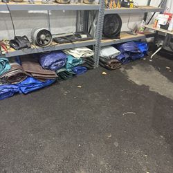 Assortment Of 15 Tarps