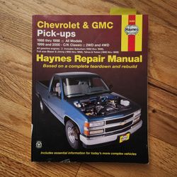 Vintage Service Manual Book Chevy GMC