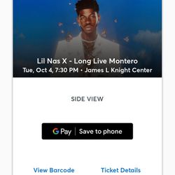 Lil Nas X Tickets  Thumbnail