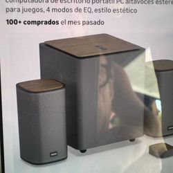 Bluetooth speakers for computer games music and more semi New