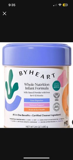 Byheart Whole Nutrition Infant Formula 