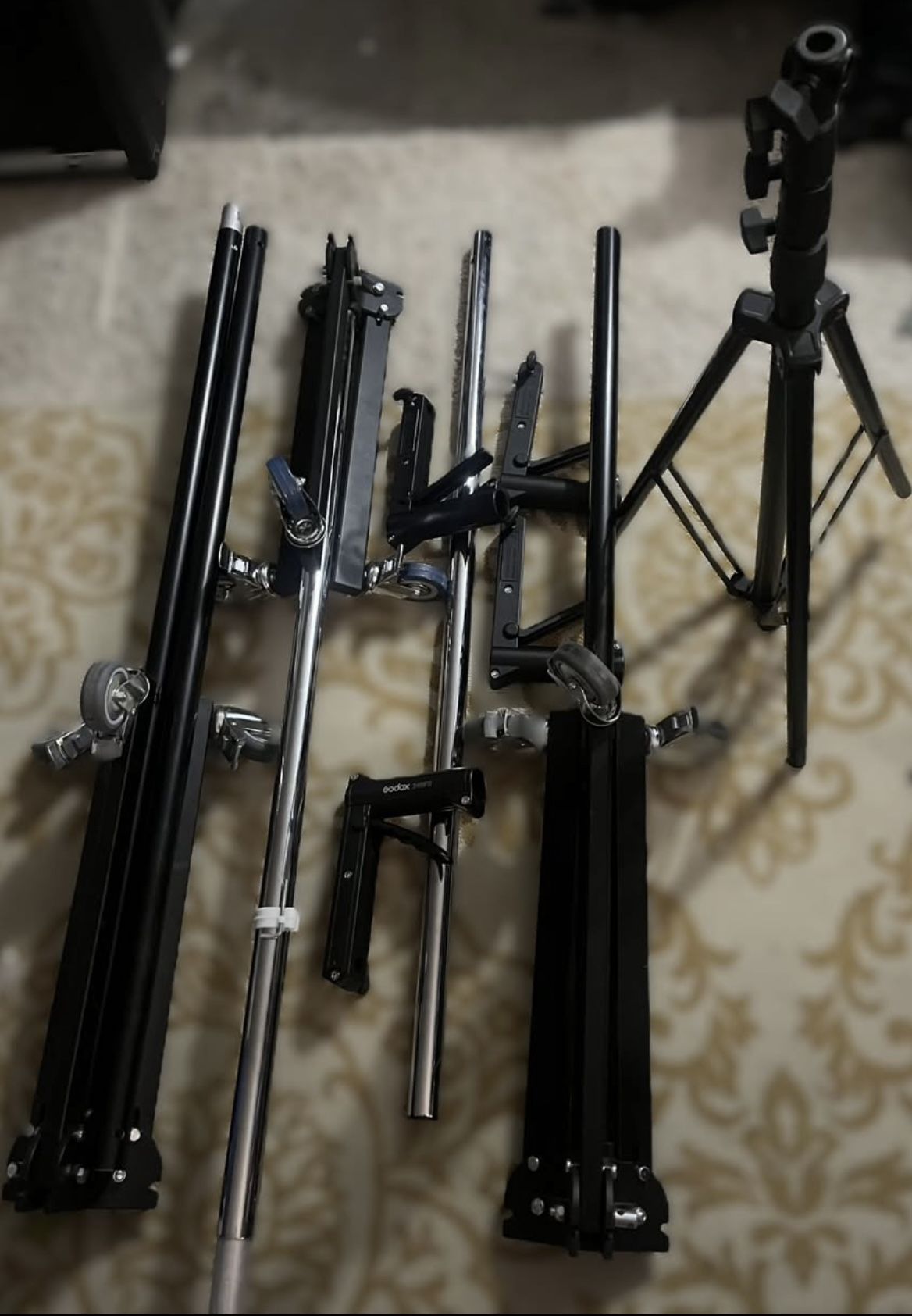 Lighting and Camera Stands with adjustable arms (Grips)