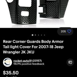 Jeep Wrangler Rear Corner Guards 