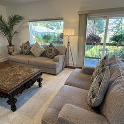 Ashley Couches// Like New // Sectional X3 By X2 