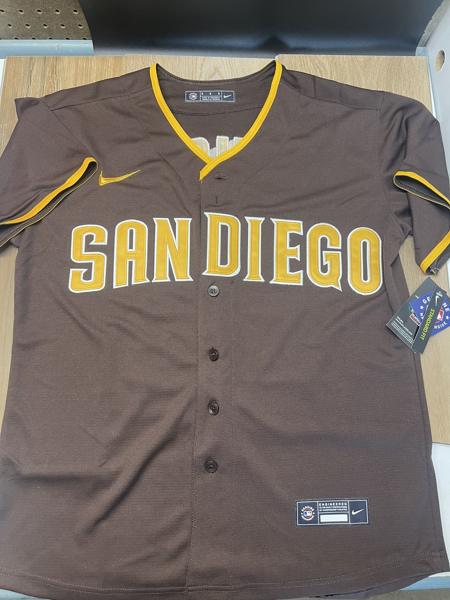 SAN DIEGO PADRES FERNANDO TATIS JR JERSEY NIKE MLB AUTHENTIC MENS MED